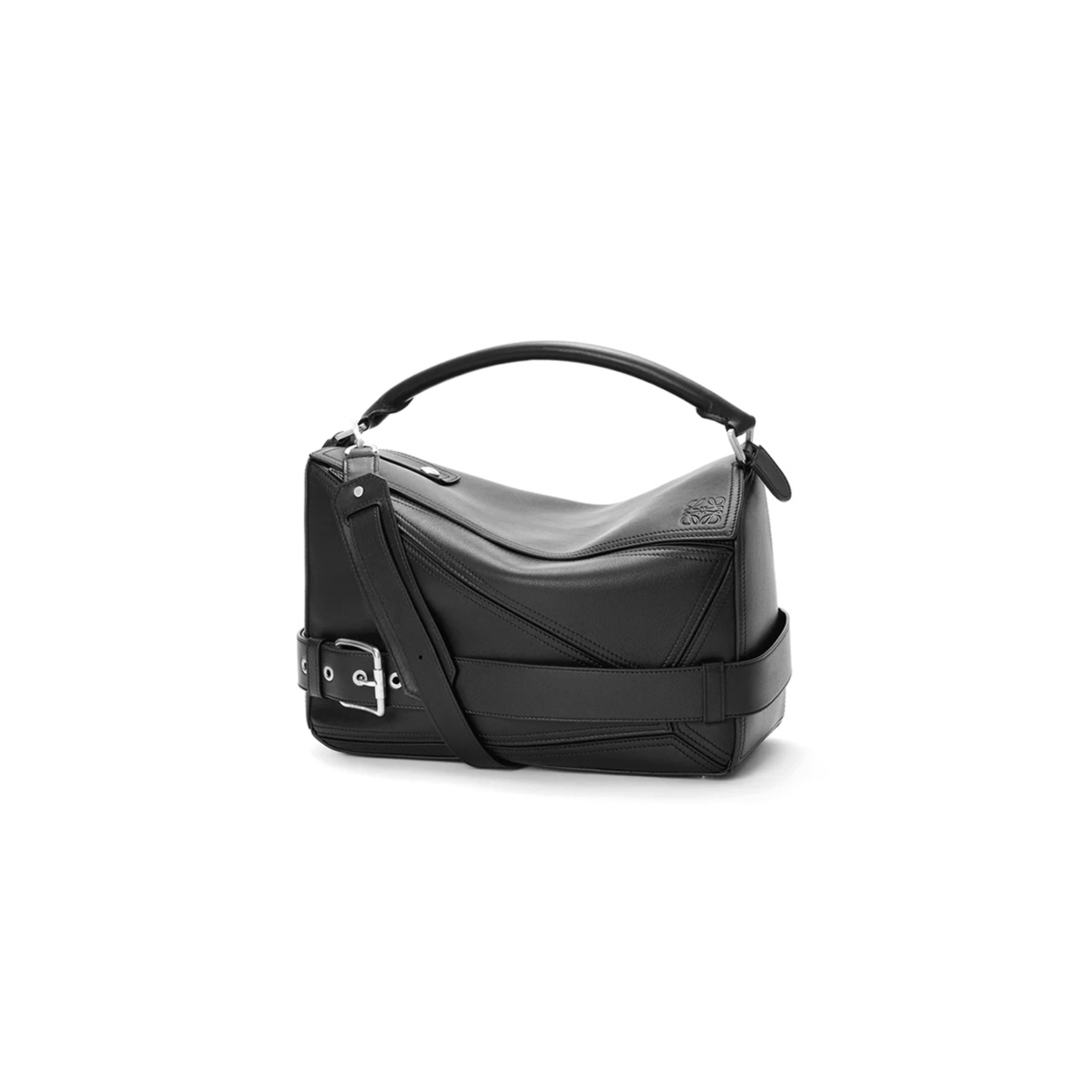 LOEWE LARGE PUZZLE BIKER BAG IN SHINY CALFSKIN B510BP1X01 (33*21.5*14.7cm)